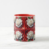 Combo Mok met Engels Rozen Design (Midden)