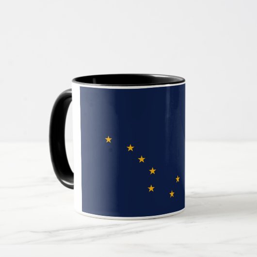 Combo Mok met vlag van Alaska, Verenigde Staten (Voorkant links)