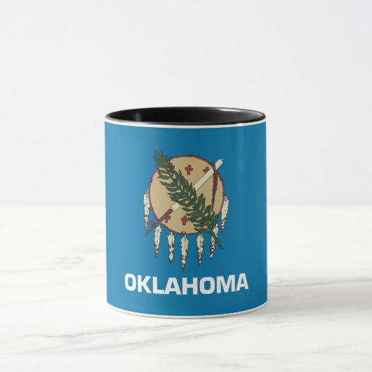 Combo Mok met vlag van Oklahoma State, Verenigde S (Midden)