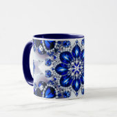 Combo Mok met wit blauwe kleuren (Voorkant links)