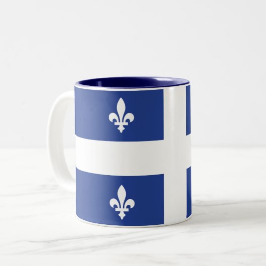 Combo Mok van de vlag van Quebec (Voorkant links)