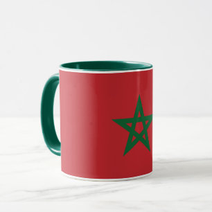 Combo Mok van het Koninkrijk Marokko Vlag