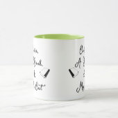 Combo Mug 11 oz (light green) (Centre)