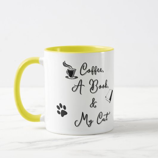Combo Mug 11 oz (yellow) (Gauche)