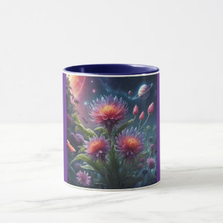 Combo Mug, 11oz (Twilight Flower-6) Mok