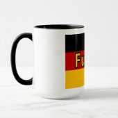 Combo Mug 444 ml blanc/noir ALLEMAGNE FOOTBALL (Gauche)