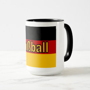 Combo Mug 444 ml  blanc/noir  ALLEMAGNE  FOOTBALL