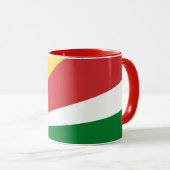 Combo Mug aux couleurs seychelloises (Devant droit)