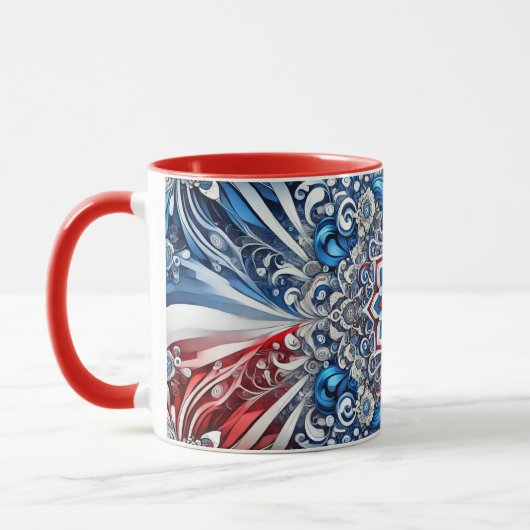 Combo Mug avec des couleurs françaises (Gauche)