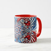 Combo Mug avec des couleurs françaises (Devant droit)