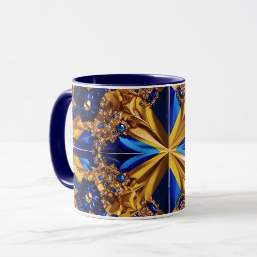 Combo Mug avec des couleurs suédoises (Devant gauche)