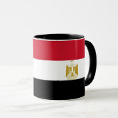 Combo Mug avec drapeau d'Egypte (Devant droit)
