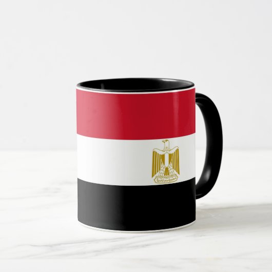 Combo Mug avec drapeau d'Egypte (Devant droit)
