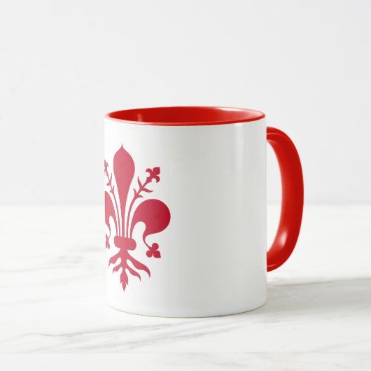 Combo Mug avec le drapeau de Florence (Devant droit)