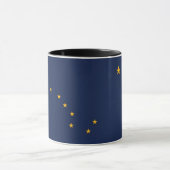 Combo Mug avec le drapeau de l'Alaska, USA (Centre)