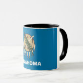 Combo Mug avec le drapeau de l'État de l'Oklahoma, (Devant droit)