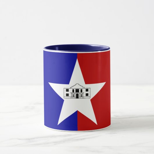 Combo Mug avec le drapeau de San Antonio (Centre)