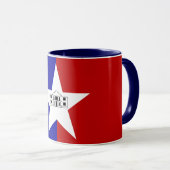 Combo Mug avec le drapeau de San Antonio (Devant droit)