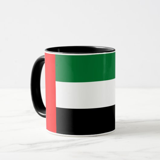 Combo Mug avec le drapeau des EAU (Devant gauche)