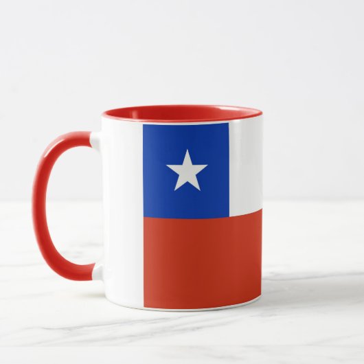 Combo Mug avec le drapeau du Chili (Gauche)