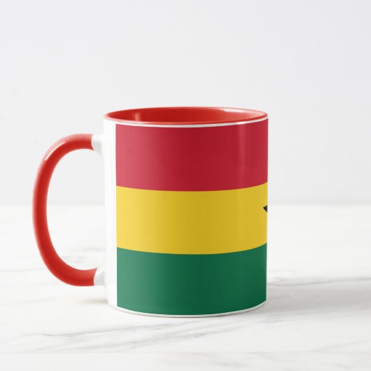 Combo Mug avec le drapeau du Ghana (Gauche)