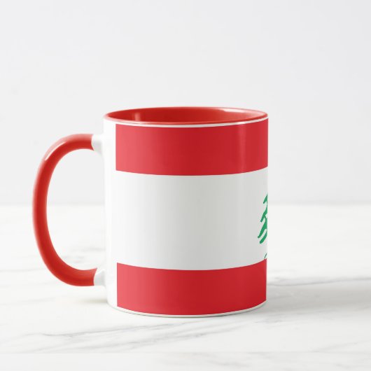 Combo Mug avec le drapeau du Liban (Gauche)