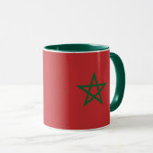 Combo Mug avec le drapeau du Maroc (Devant droit)