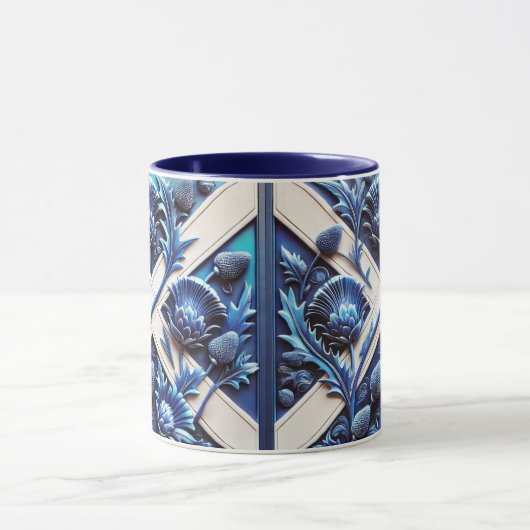 Combo Mug avec Scottish Thistles Design (Centre)