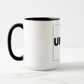 Combo mug blanc noir HUMOUR (Gauche)