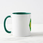 Combo mug blanc vert BRAZIL  (Gauche)
