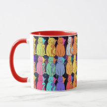 Combo Mug coloré avec beaucoup de Chats 2022 Septe