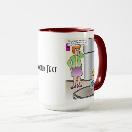 Combo Mug de mots coquins (Devant droit)