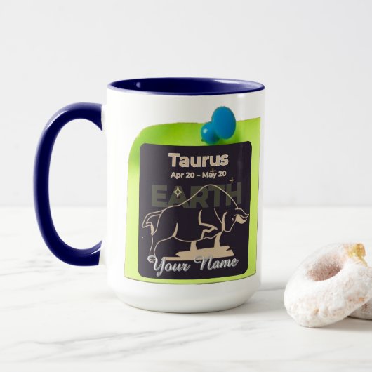 Combo Mug M02 #PinnedMyZodiac ! Taurus (Avec donut)
