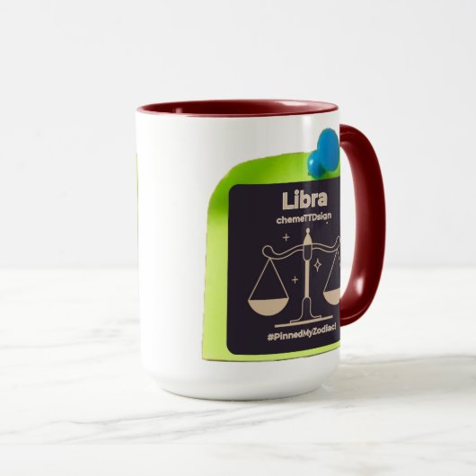 Combo Mug M07 #PinnedMyZodiac ! Libra (Devant droit)