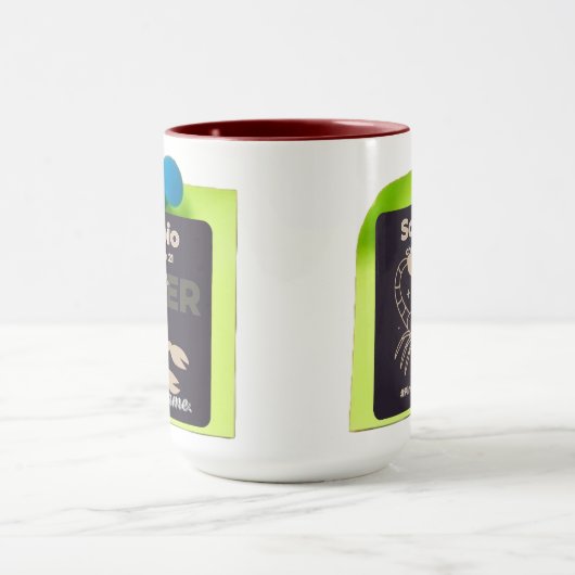 Combo Mug M08 #PinnedMyZodiac ! Scorpio (Centre)