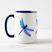 Combo Mug Mug Purple & Blue Dragonfly (Gauche)