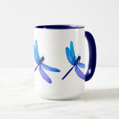 Combo Mug Mug Purple & Blue Dragonfly (Devant droit)