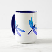 Combo Mug Mug Purple & Blue Dragonfly (Devant gauche)