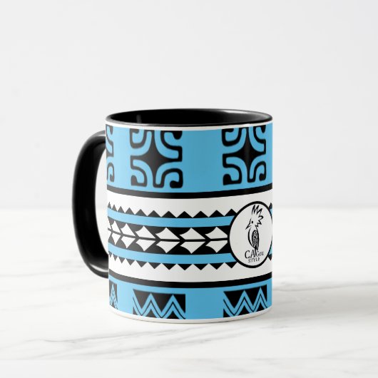 Combo mug Tribal Ethnic (Devant gauche)