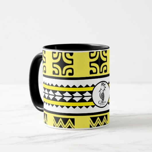 Combo mug Tribal Ethnic (Devant gauche)
