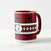 Combo mug Tribal Ethnic 44,3 ml (Devant droit)