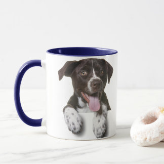 Combo tasse de café, photo de chien personnalisée