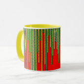 combo, tasse de design numérique 3D, parfait (Devant gauche)