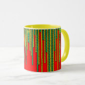 combo, tasse de design numérique 3D, parfait (Devant droit)