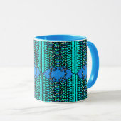 combo, tasse de design numérique 3D, parfait (Devant droit)
