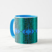 combo, tasse de design numérique 3D, parfait (Devant gauche)