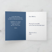 Come Holy Spirit Prayer Ajouter la carte de nom (Intérieur)