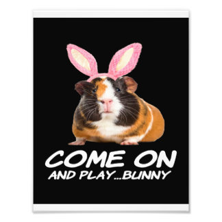 Come On And Play Bunny Foto Afdruk