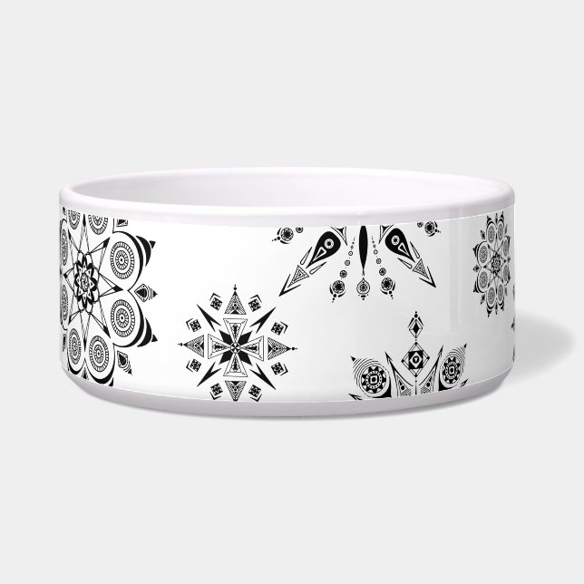 comedero para perro con mandalas voerbakje (Links)