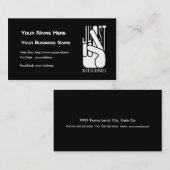 Comedian Just Kidding Visitekaartje (Voorkant / Achterkant)